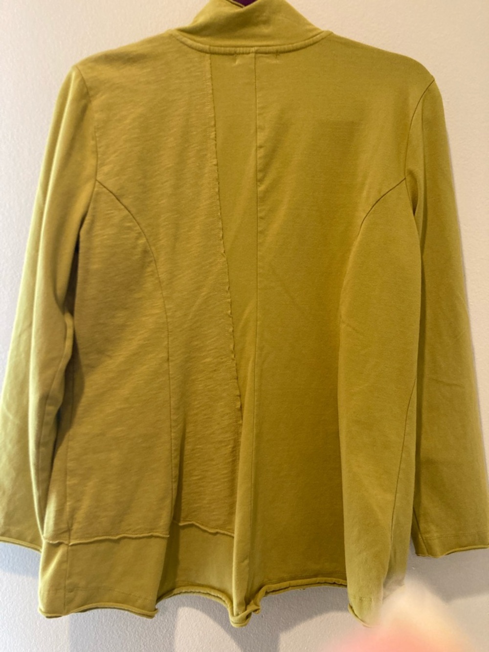 Habitat Woman's Light Olive Zip-Front Jacket - Picture 7 of 8